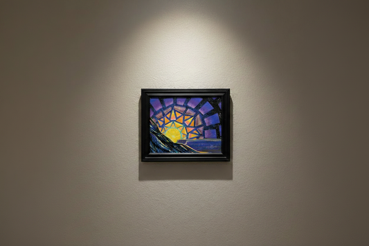 Diamond Hour - Flat Wall Mockup