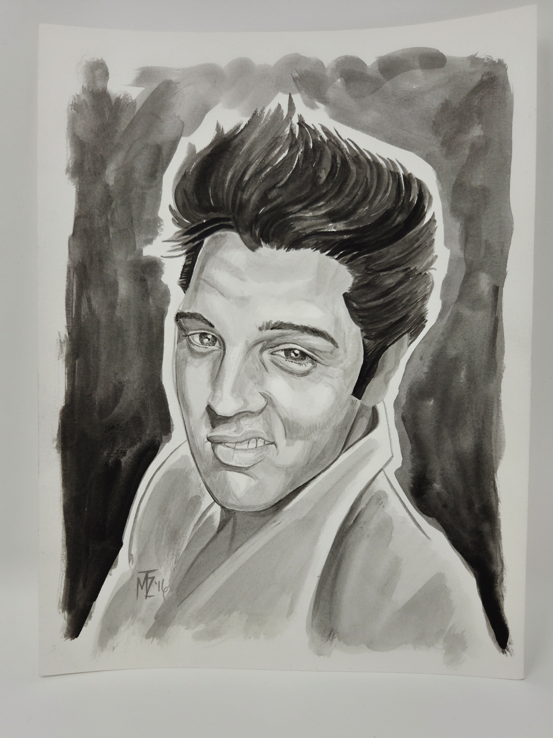 Elvis Presley — Watercolor · 2016
