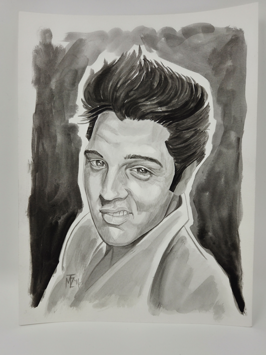 Elvis Presley — Watercolor · 2016