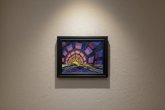 The Last Horizon · Broken Sky VI · Gallery wall mockup · Mark T. Zeilman